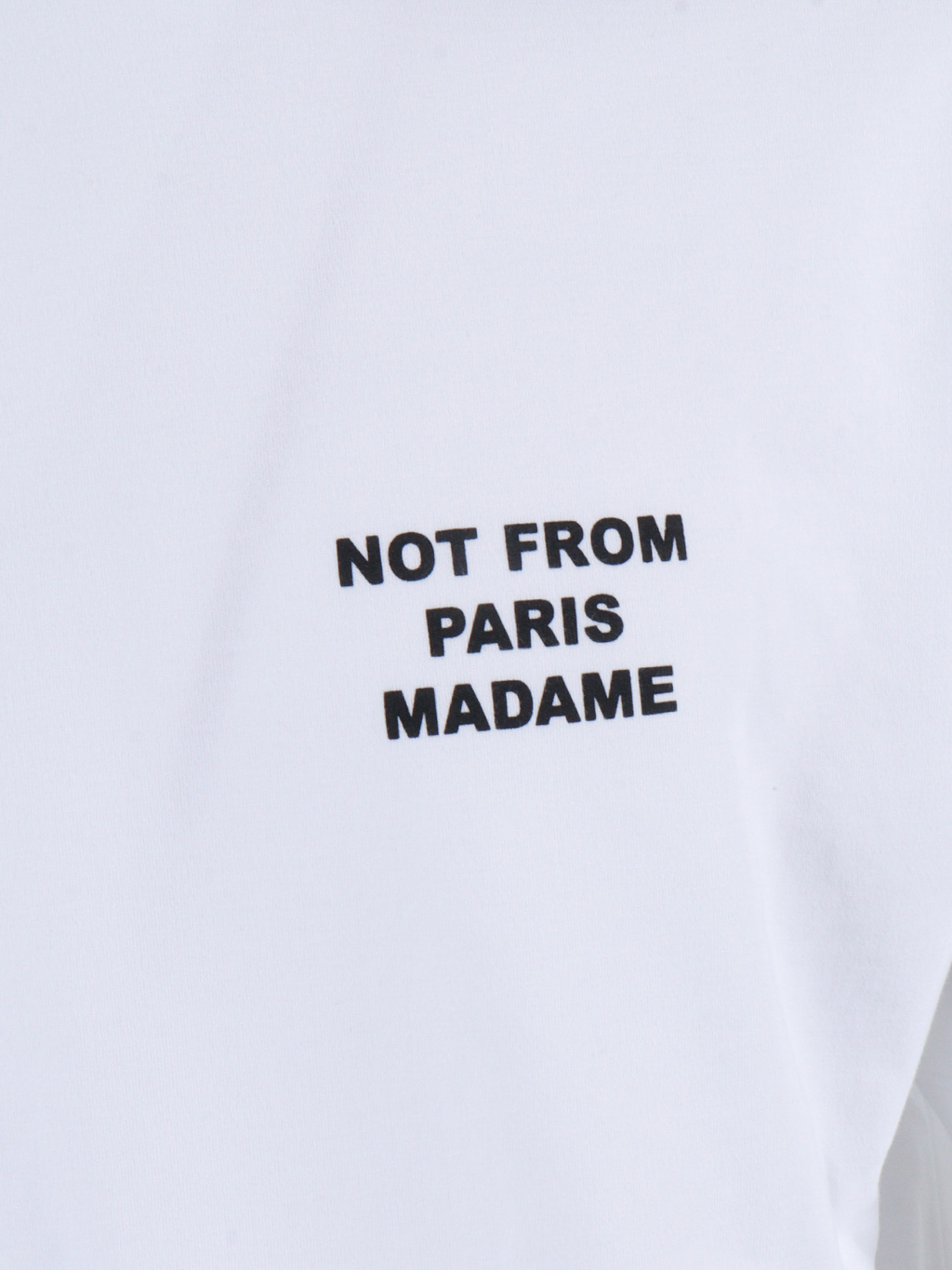 Dr�Le De Monsieur Optic White Bold Slogan T Shirt