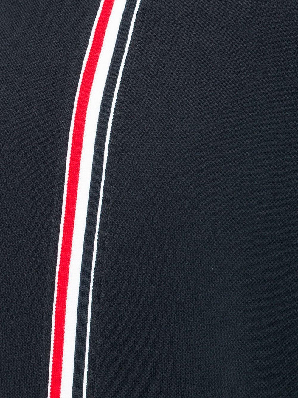 Thom Browne Relaxed Fit Ss Tee W/ Center Back Rwb Stripe In Classic Pique
