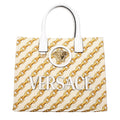 Versace Handbags For Women Fabric Beige/Porcelain