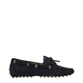 Tod's Women's Gommini Loafers Blue Suede