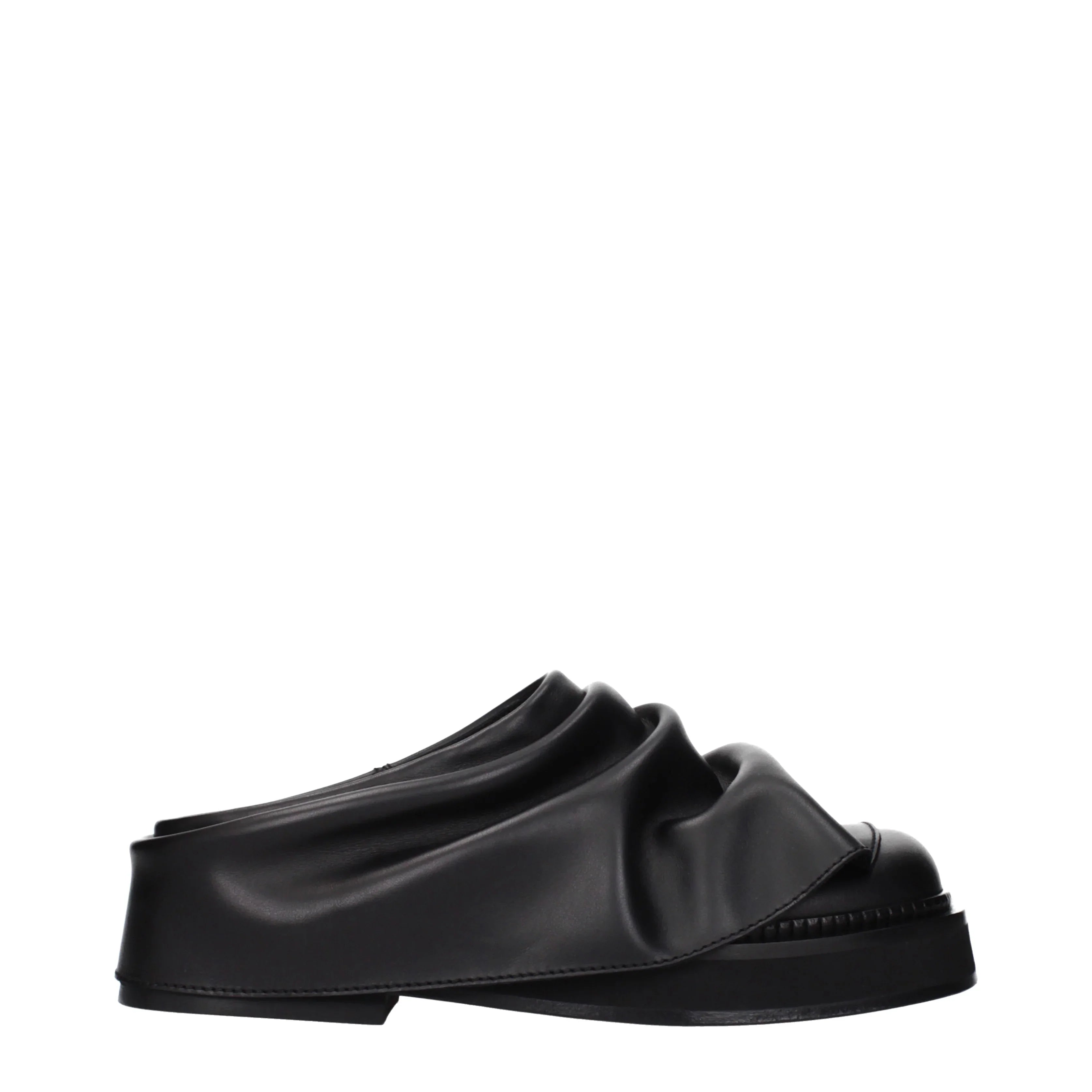 The Attico Slippers And Clogs Robin Women Leather Black