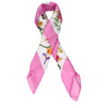 Gucci Women's Scarf Silk Beige/Pink