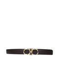 Salvatore Ferragamo Men's Belts Leather Brown/Black