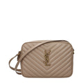 Saint Laurent Lou Shoulder Bag Women Leather Beige/Dark Beige