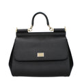 Dolce&Gabbana Sicily Handbags Women Leather Black