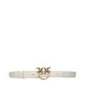 Pinko Women's Belts Leather Beige/Ivory