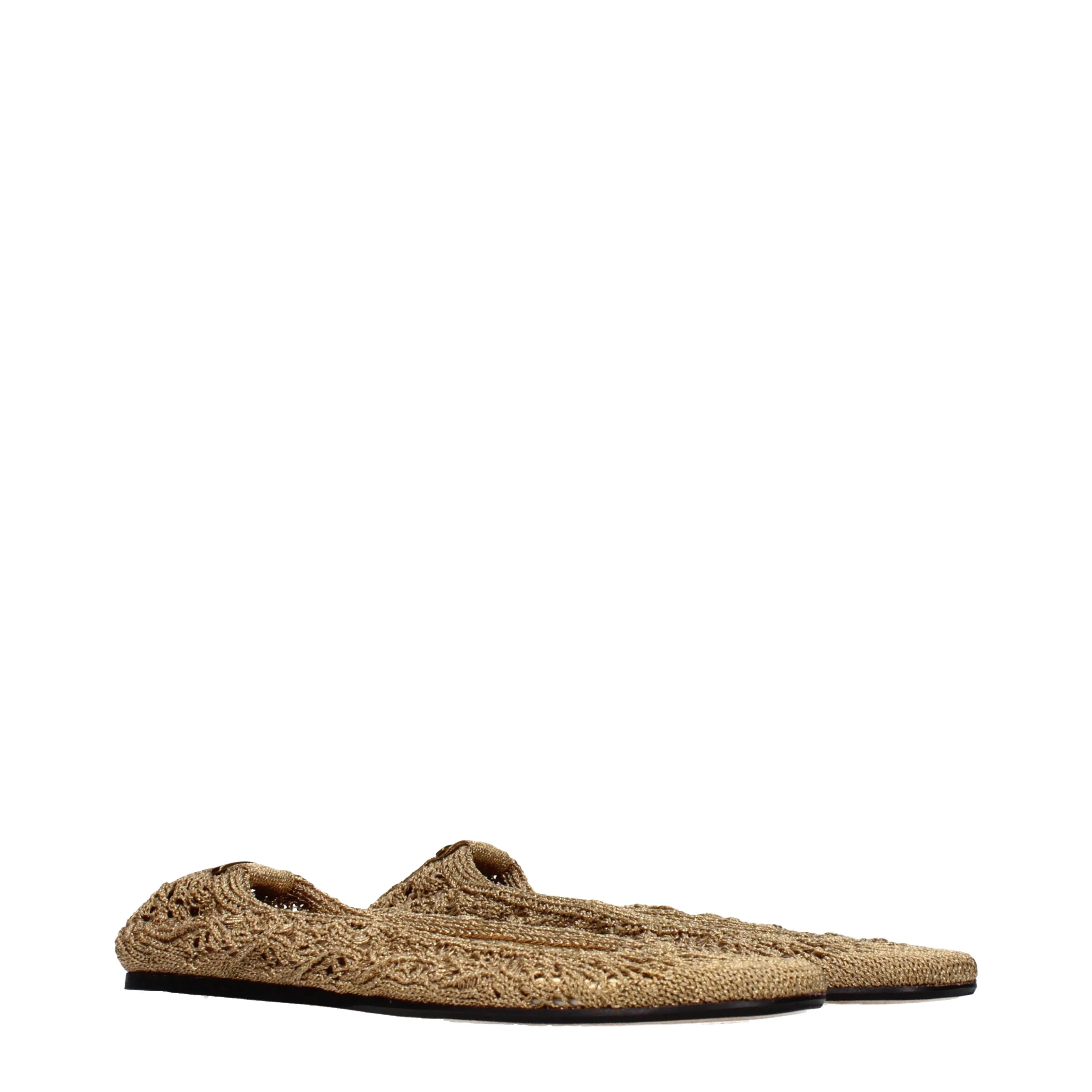 Isabel Marant Ballerine Women Fabric Gold