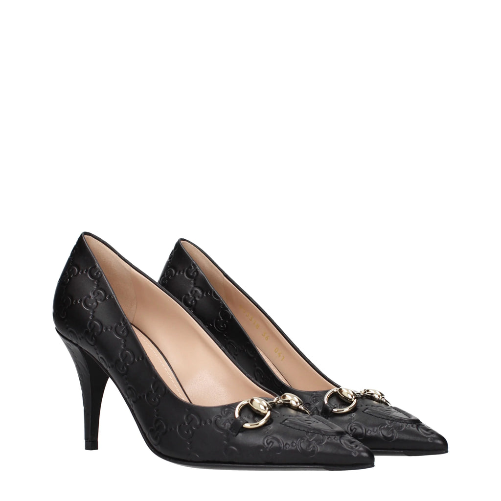 Gucci Woman Low Cut Black Leather