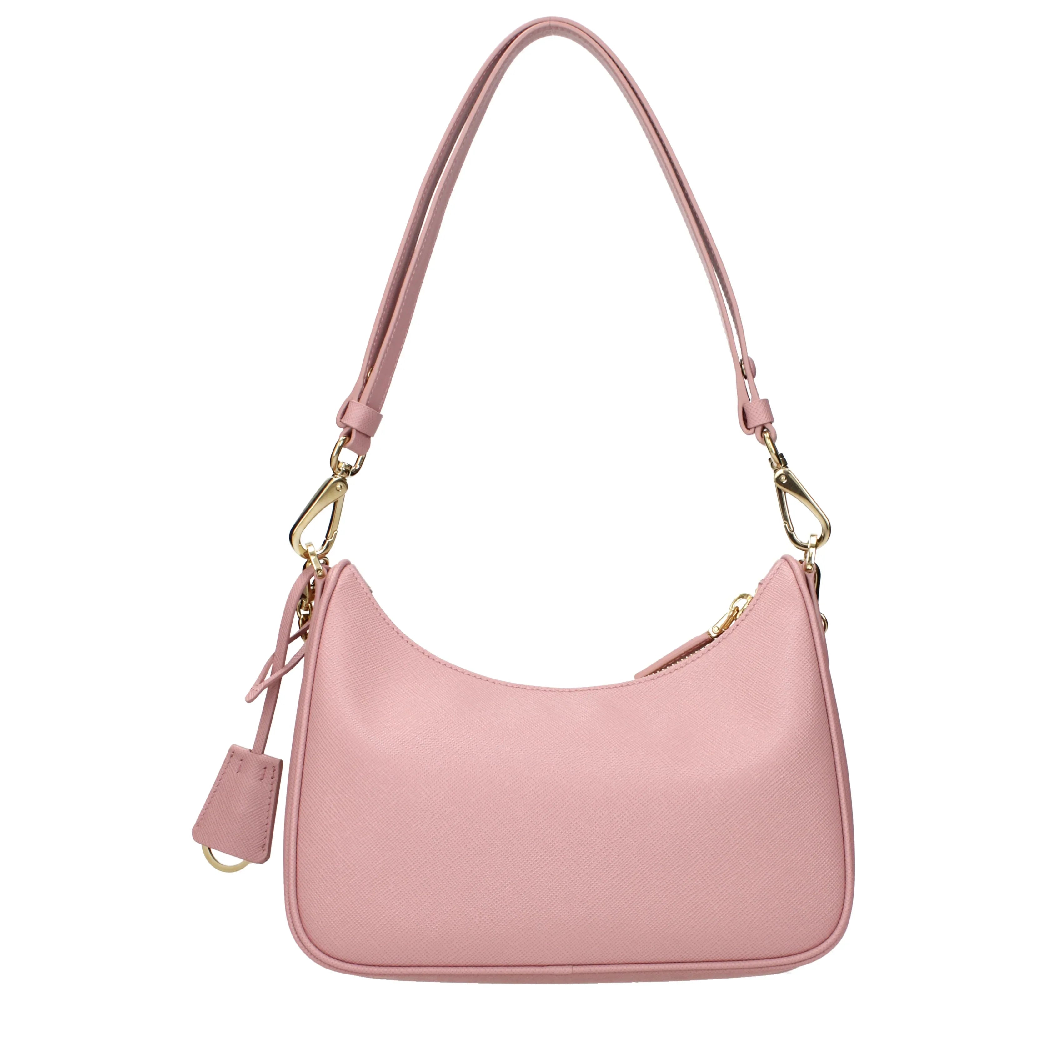 Prada Re Edition Shoulder Bags Women Peach/Pink Leather