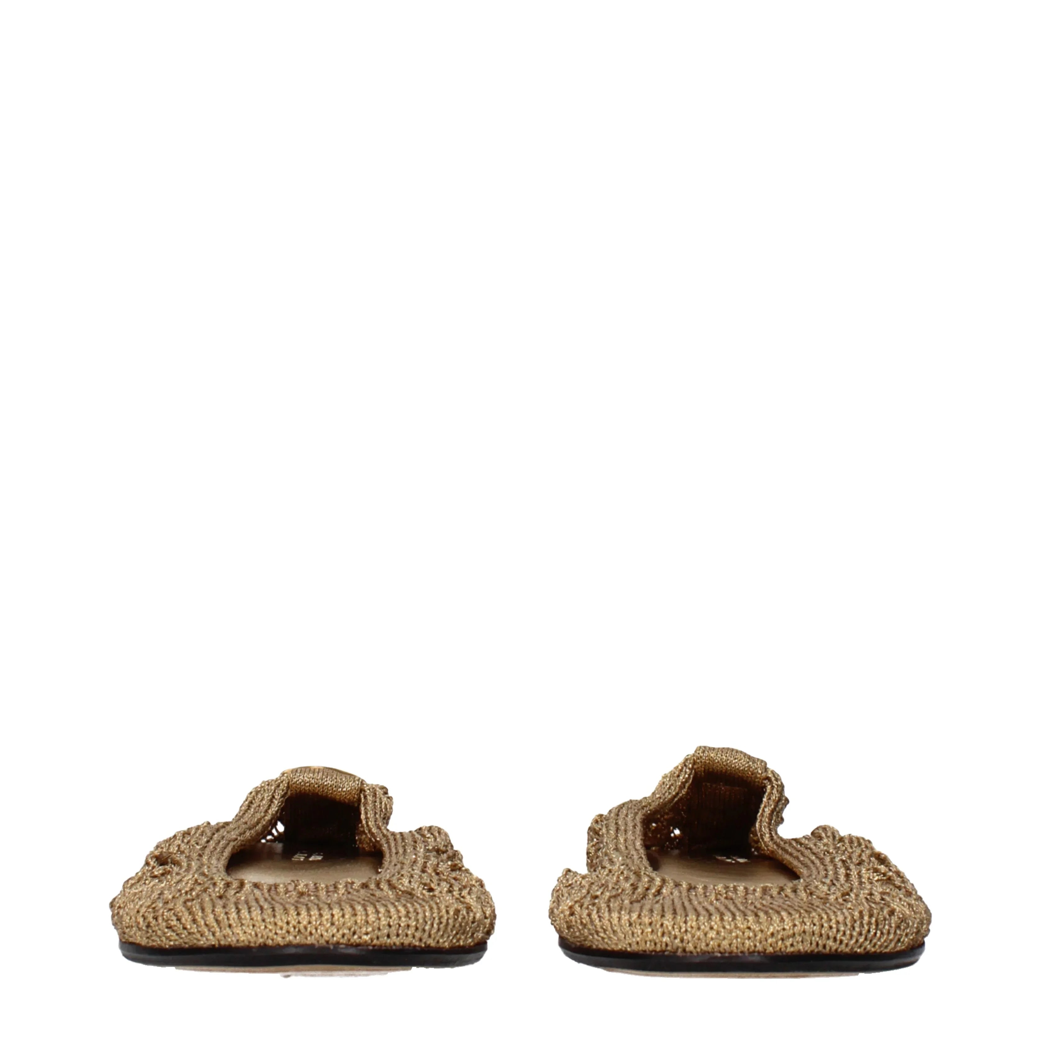 Isabel Marant Ballerine Women Fabric Gold