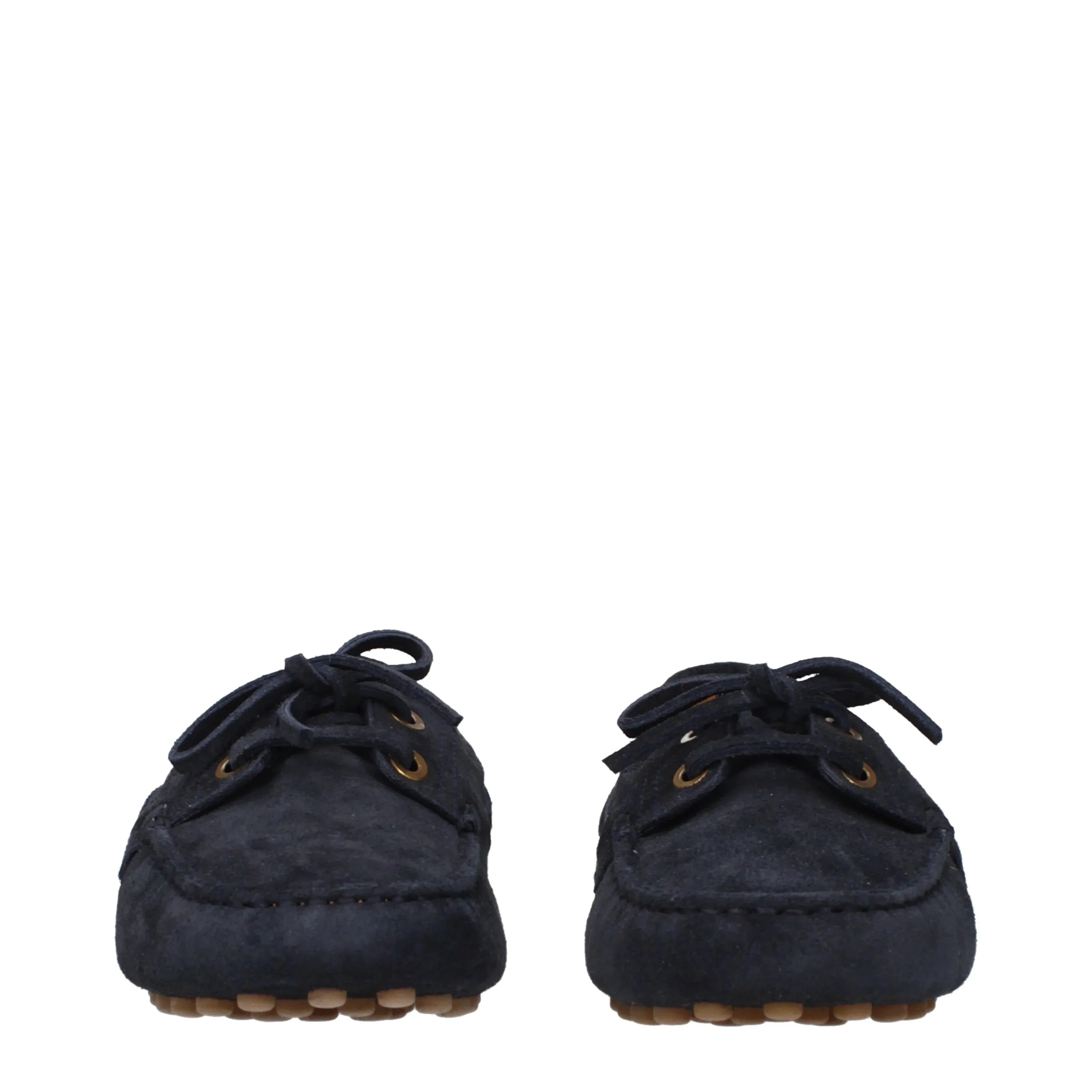 Tod's Women's Gommini Loafers Blue Suede