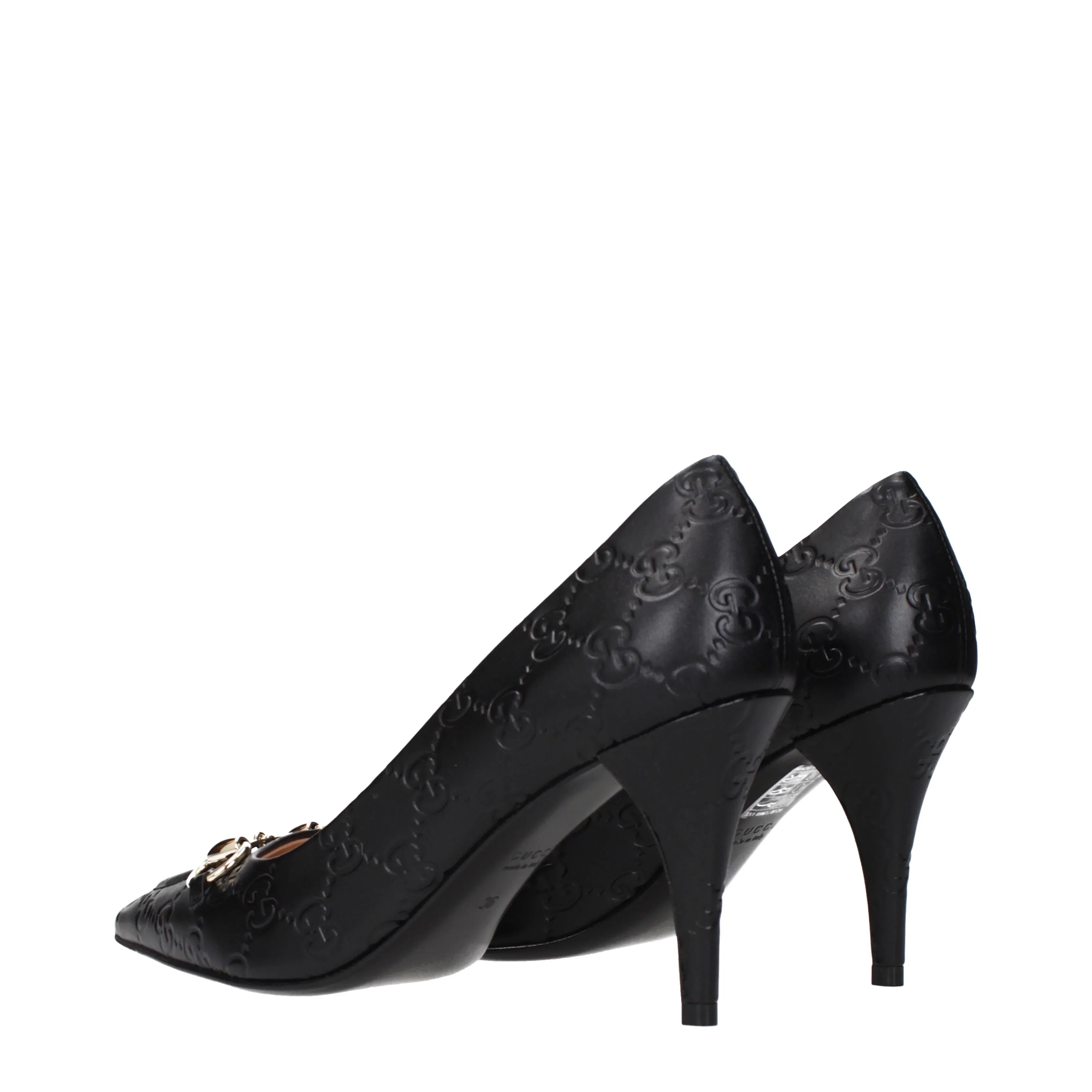 Gucci Woman Low Cut Black Leather